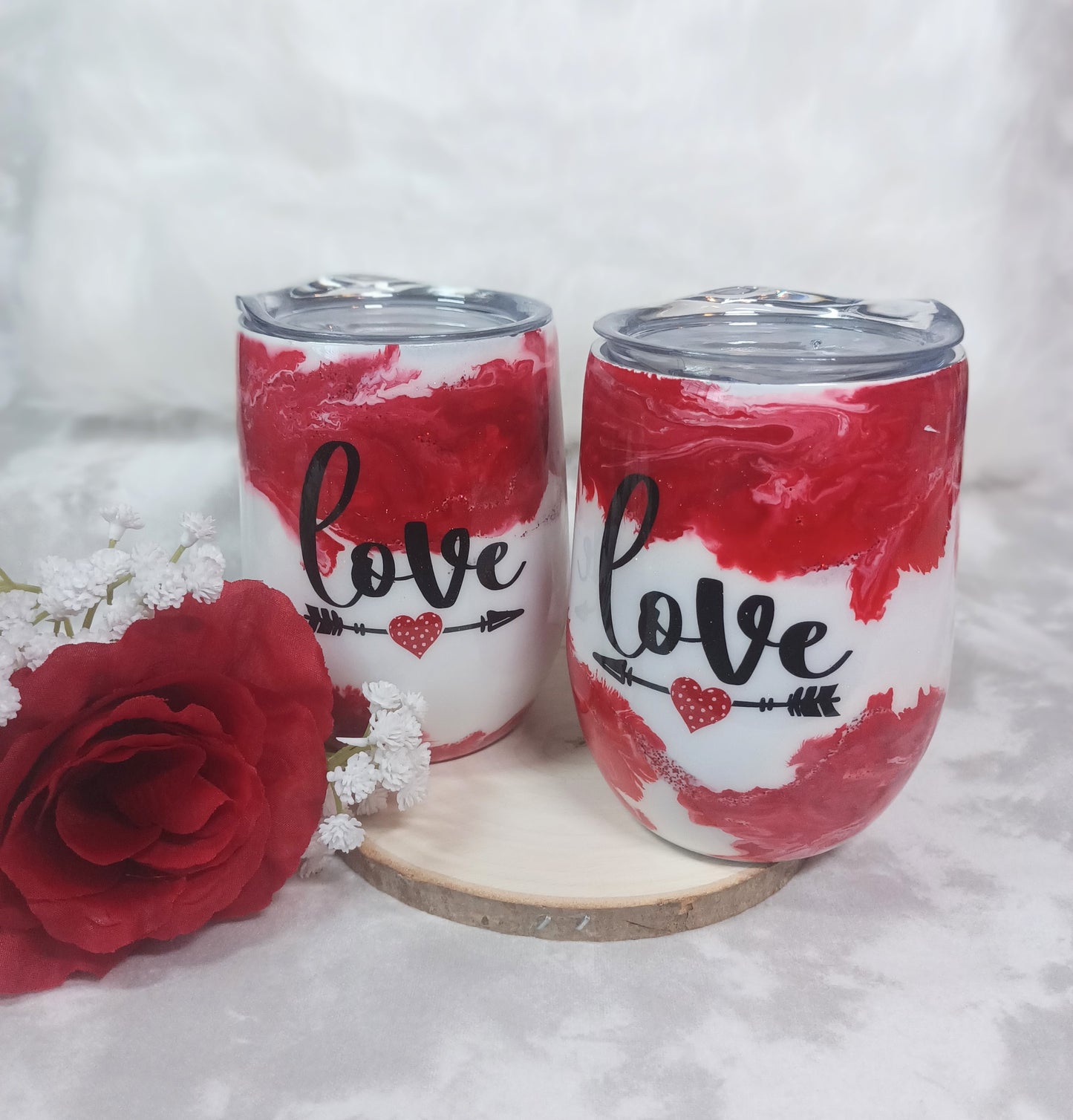 12 oz Stainless Steel Wine Tumbler