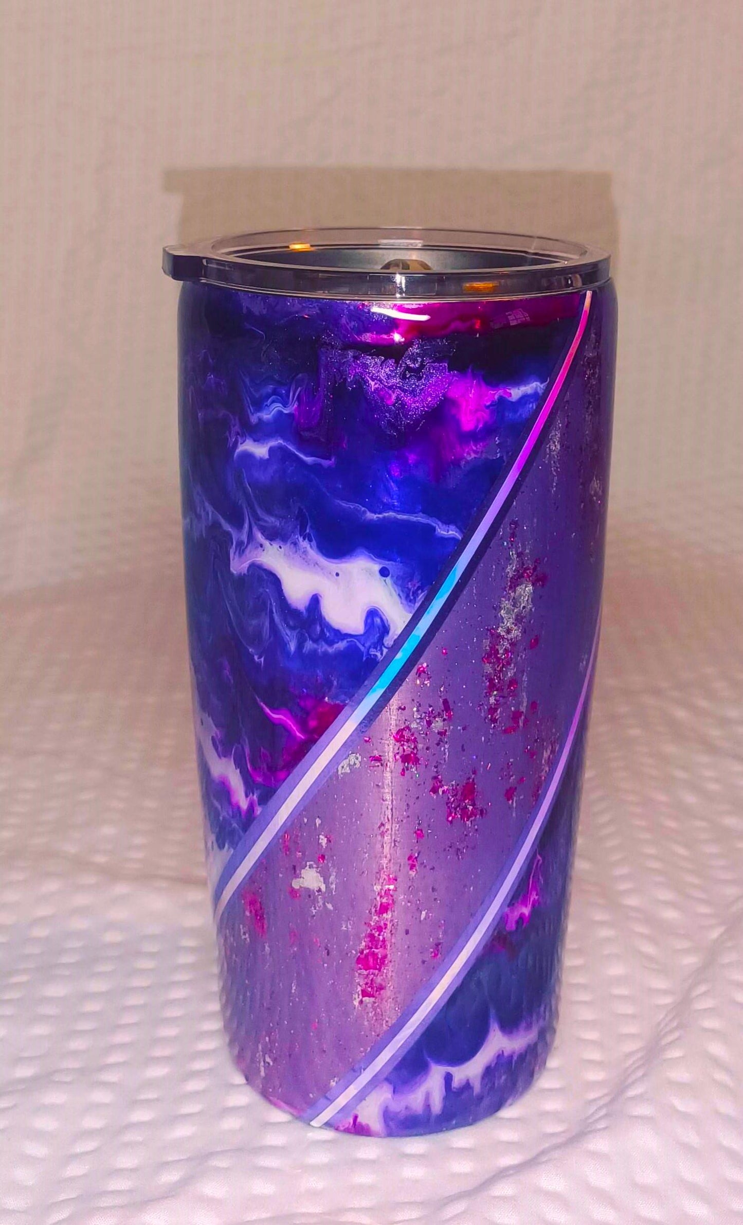 Twisted Purple 20 oz Regular stainless steel tumbler