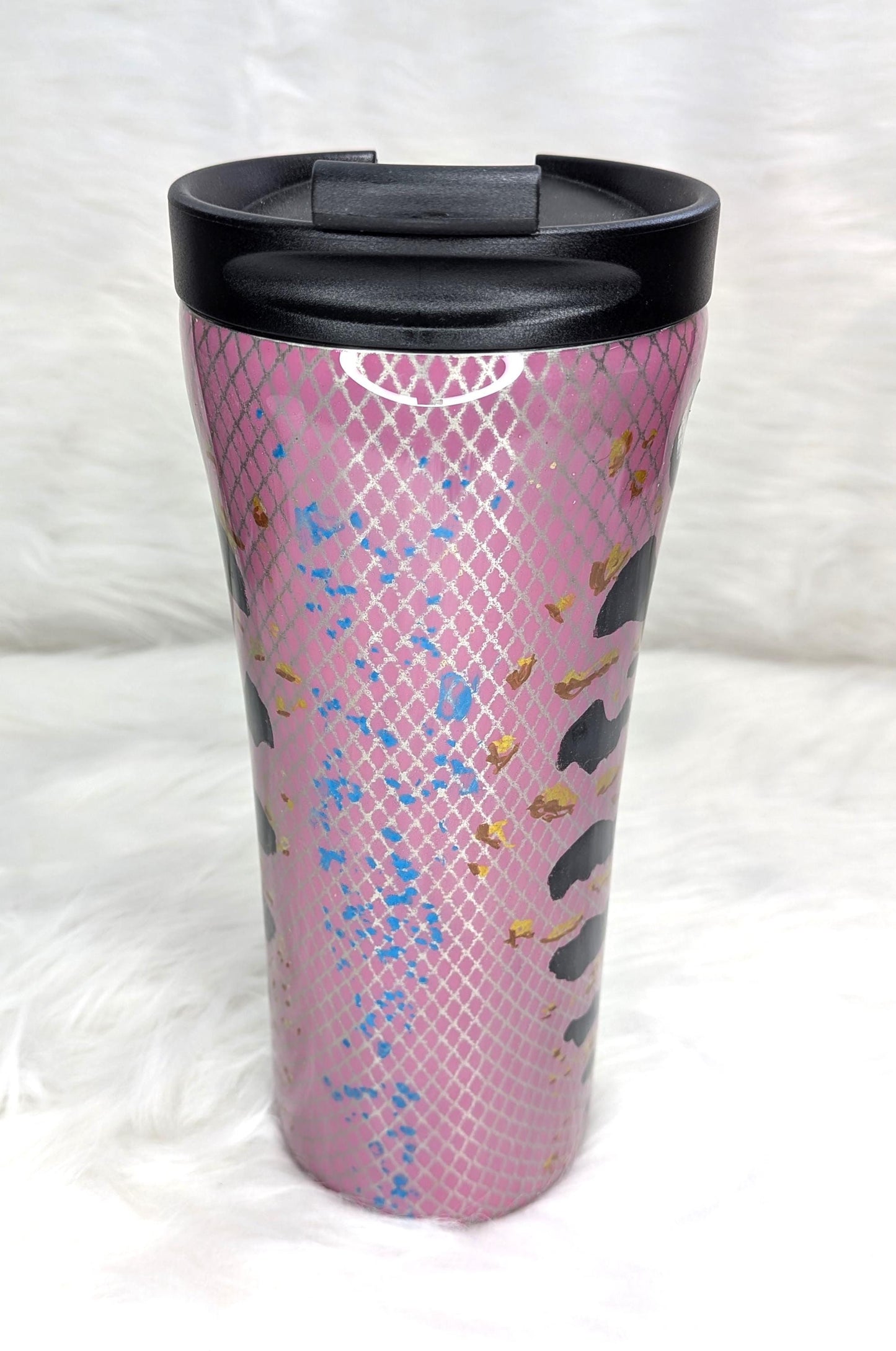 Fishing Lure 16 oz Slim Stainless Steel Travel Mug