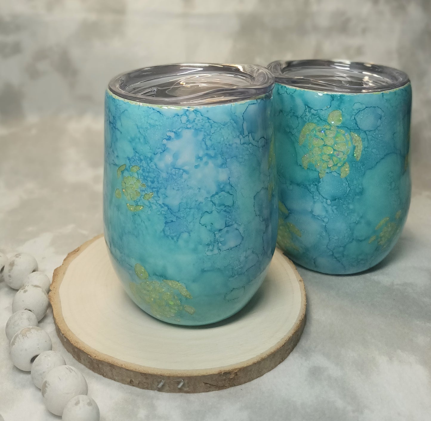 12 oz Stainless Steel Wine Tumbler