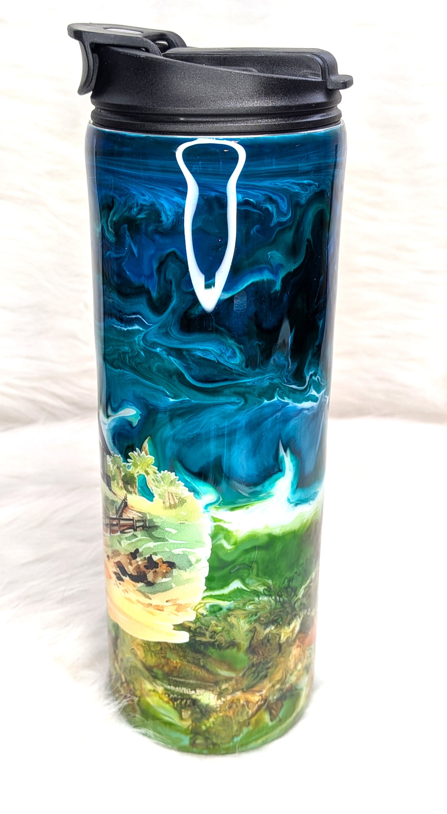 18 oz Dual Flip Skinny Tumbler
