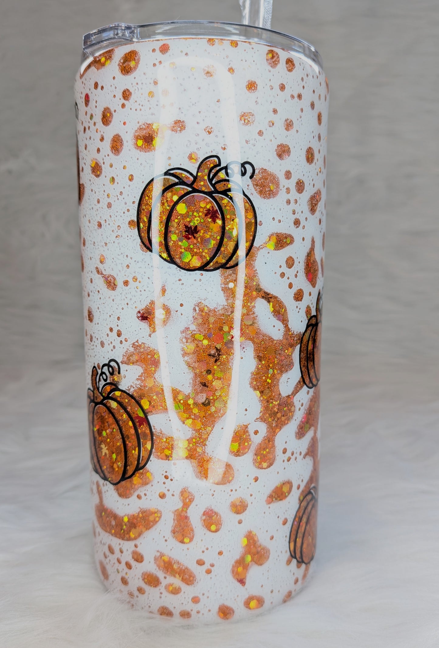 Hello Fall Powerwash Peek-a-Boo 20 oz Thick Stainless Steel Tumbler