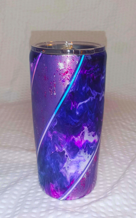 Twisted Purple 20 oz Regular stainless steel tumbler