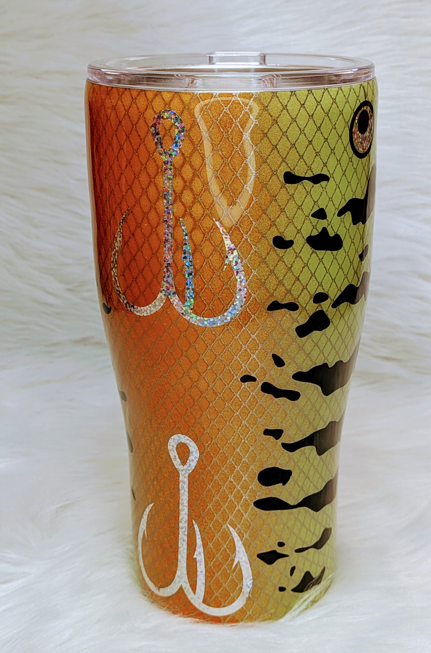 Fishing Lure Design 30 oz Modern Stainless Steel Tumbler