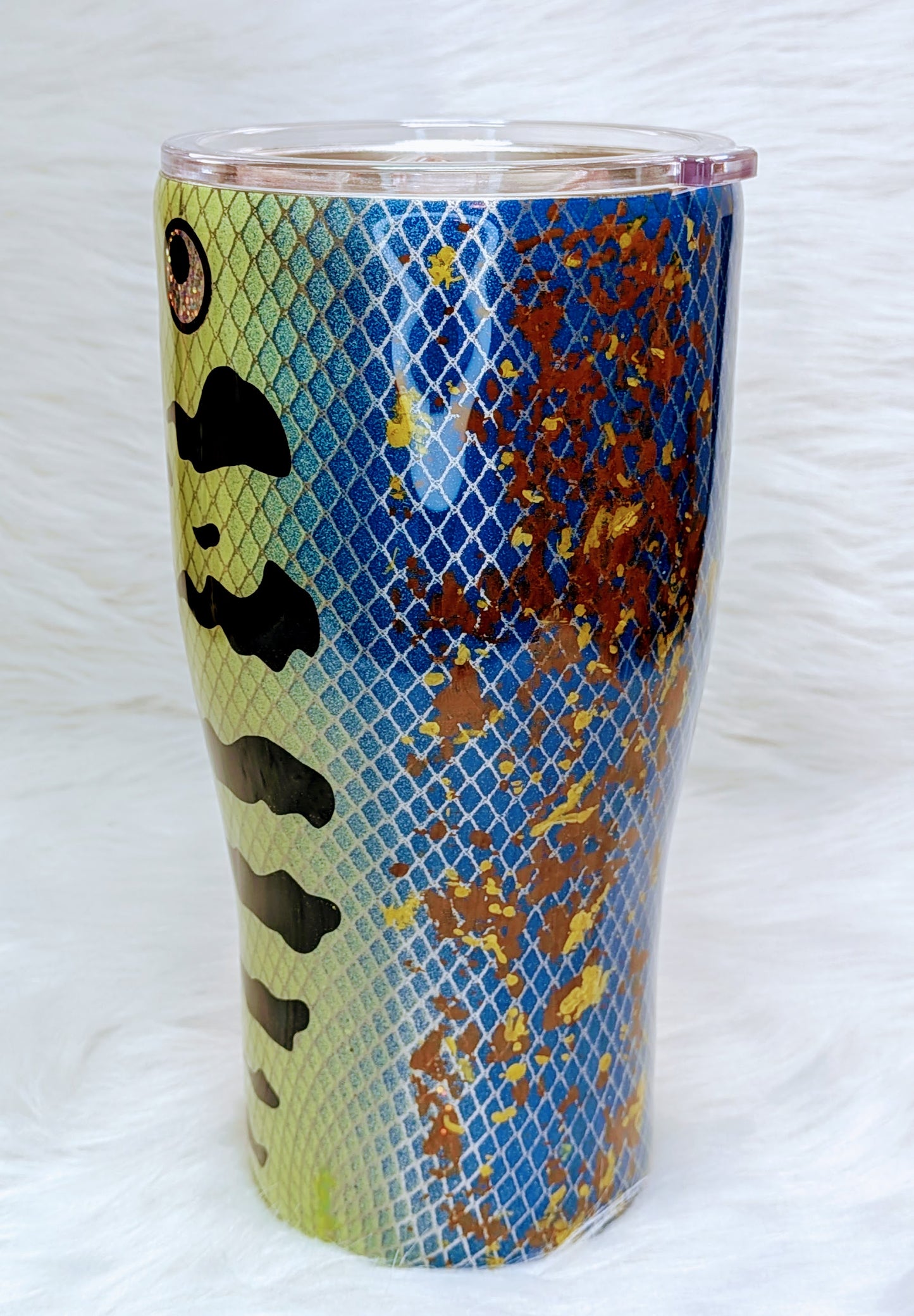 Fishing Lure Design 30 oz Modern Stainless Steel Tumbler