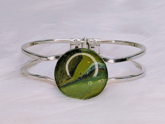 Acrylic Paint Skin Bangle Bracelet