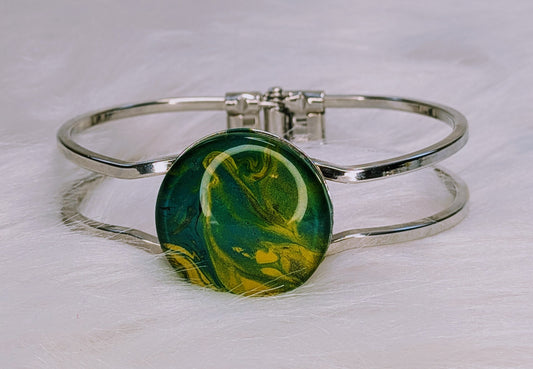 Acrylic Paint Skin Bangle Bracelet